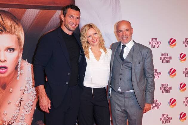 Wladimir Klitschko Veronica Ferres Heiner Lauterbach Film premiere from under German Beds in Mathaeser Filmpalast in Munich at 12 09 2017