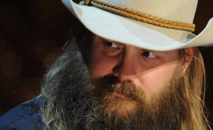 September 11, 2016 - Country music singer songwriter CHRIS STAPELTON listens during a press conference Tuesday regarding the GEORGE STRAIT Hand In Hand Hurricane Harvey Benefit in San Antonio. Stapleton was one of the artists scheduled to perform. - ZUMAj53_ 20160911_zaf_j53_005 Copyright: xRobinxJerstadx