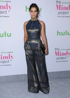 September 12, 2017 - West Hollywood, CA, U.S. - 12 September 2017 - West Hollywood, California - Janina Gavankar. The Mindy Project Final Season Premiere Party held at Microsoft Theatre L.A. Live in West Hollywood. Photo Credit: AdMedia West Hollywood U.S. - ZUMAa123 20170912_zaa_a123_123 Copyright: xBirdiexThompsonx