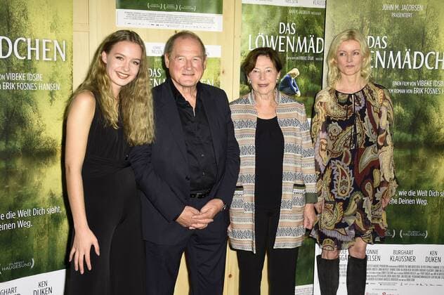 Mathilde Storm Burghart Klaußner Eva Luise Köhler and Vibeke Idsoe at the Premiere the Cinema the Löwenmädchen in Cinema Delphi LUX Berlin 12 09 2017 Foto:xF.xKernx xFuturexImage