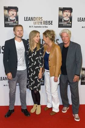 Tambet Petra Schmidt Schaller Susanne from Borsody and Juergen Prochnow German premiere from Leander last travel in Cinema in the Kulturbrauerei in Berlin at 13 09 2017 Premiere Leander last travel