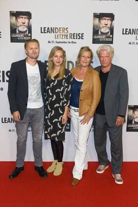 Tambet Petra Schmidt Schaller Susanne from Borsody and Juergen Prochnow German premiere from Leander last travel in Cinema in the Kulturbrauerei in Berlin at 13 09 2017 Premiere Leander last travel