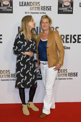Petra Schmidt Schaller and Susanne from Borsody German premiere from Leander last travel in Cinema in the Kulturbrauerei in Berlin at 13 09 2017 Premiere Leander last travel