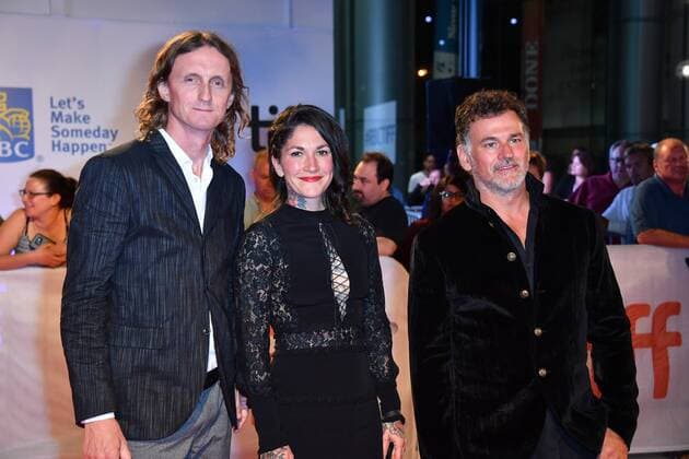 September 13, 2017 - Toronto, Ontario, Canada - Producers SCOT MCFAYDEN, SAM DUNN and RACHEL MCLEAN attend Long Time Running premiere during the 2017 Toronto International Film Festival at Roy Thomson Hall on September 13, 2017 in Toronto, Canada Toronto Canada - ZUMAv53_ 20170913_zaf_v53_045 Copyright: xIgorxVidyashevx