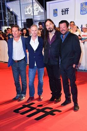 September 13, 2017 - Toronto, Ontario, Canada - (L-R) GORD SINCLAIR, JOHNNY FAY, PAUL LANGLOIS, AND ROB BAKER of The Tragically Hip attend Long Time Running premiere during the 2017 Toronto International Film Festival at Roy Thomson Hall on September 13, 2017 in Toronto, Canada Toronto Canada - ZUMAv53_ 20170913_zaf_v53_067 Copyright: xIgorxVidyashevx