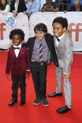 Aiden callan Farris and Reece Cody attending The Kings Premiere during The 42nd Toronto International Film Festival AT Roy Thomson Hall ON September 13 2017 in Toronto Canada Foto:xR.xWagnerx xFuturexImage