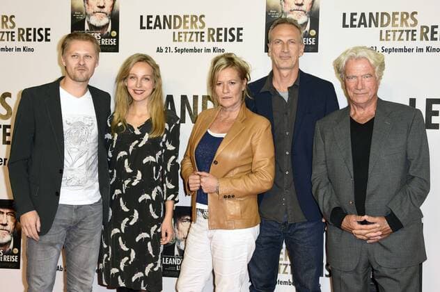 Tambet Tuisk Petra Schmidt Schaller Suzanne from Borsody Nick Baker Monteys and Jürgen Prochnow at the Premiere the Cinema Leander last travel in Cinema in the Kulturbrauerei Berlin 13 09 2017 Foto:xF.xKernx xFuturexImage
