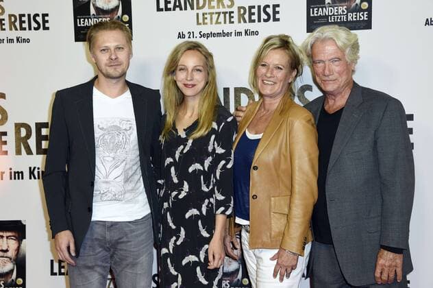 Tambet Tuisk Petra Schmidt Schaller Suzanne from Borsody and Jürgen Prochnow at the Premiere the Cinema Leander last travel in Cinema in the Kulturbrauerei Berlin 13 09 2017 Foto:xF.xKernx xFuturexImage