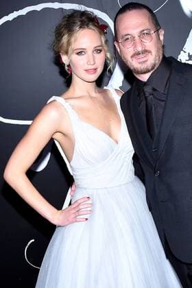 Jennifer Lawrence and Darren Aronofsky at the Mother Film Premiere at 13 09 2017 in New York Mother Film premiere in New York 2017