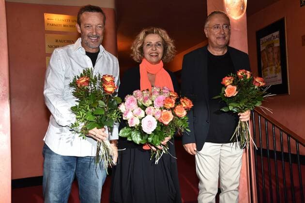 Cast Michael Roll Michael May Robert Giggenbach Munich 13 09 17 Bavarian Yard small Comedy Premiere the