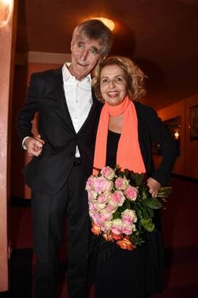 Bernd Schade forest Director Michaela May Actress Munich 13 09 17 Bavarian Yard small Comedy Premiere the