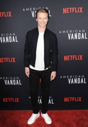 September 14, 2017 - Hollywood, California, U.S. - Calum Worthy attends The Special Screening Premiere of Netflix s American Vandal held at the Arclight Theater in Hollywood, California on September 14, 2017. 2017 Hollywood U.S. - ZUMAl86_ 20170914_zaf_l86_061 Copyright: xDavexLongendykex
