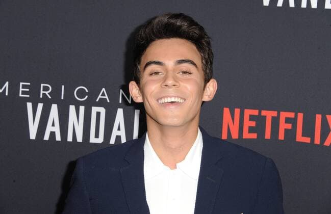 September 14, 2017 - Hollywood, California, U.S. - Tyler Alvarez attends The Special Screening Premiere of Netflix s American Vandal held at the Arclight Theater in Hollywood, California on September 14, 2017. 2017 Hollywood U.S. - ZUMAl86_ 20170914_zaf_l86_087 Copyright: xDavexLongendykex