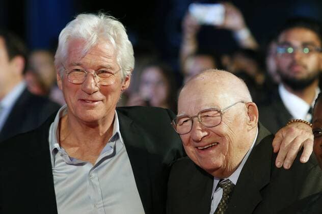 Richard Gere and His Father Homer George Gere attending The Three Christs Premiere during The 42nd Toronto International Film Festival AT Roy Thomson Hall ON September 14 2017 in Toronto Canada Foto:xR.xWagnerx xFuturexImage