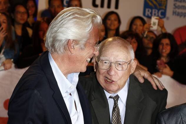 Richard Gere and His Father Homer George Gere attending The Three Christs Premiere during The 42nd Toronto International Film Festival AT Roy Thomson Hall ON September 14 2017 in Toronto Canada Foto:xR.xWagnerx xFuturexImage