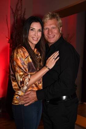 Alexandra Polzin with Husband Gerhard Leinauer Premiere Le Club GOP variet Theatre Show Munich 15 September 2017
