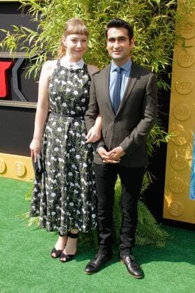 Emily V. Gordon, Kumail Nanjiani at the World Premiere of Warner Bros The Lego Ninjago Movie held at the Regency Village Theater in Westwood, CA, September 16, 2017.  Copyright: xJosephxMartinezx 33427_089JM