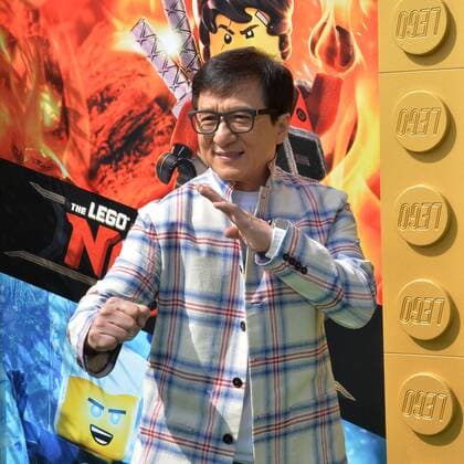 Cast member Jackie Chan, the voice of Master Wu and Mr. Wu in the animated comedy The Lego Ninjago Movie attend the premiere of the film at the Regency Village Theatre in the Westwood section of Los Angeles on September 16, 2017. Storyline: Six young ninjas are tasked with defending their island home, called Ninjago. By night, they re gifted warriors, using their skills and awesome fleet of vehicles to fight villains and monsters. By day, they re ordinary teens struggling against their greatest enemy: high school.  LAP2017091612 JIMxRUYMEN