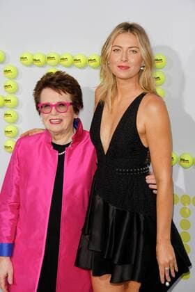 Billie Jean King, Maria Sharapova at the Premiere of Fox Searchlight Pictures Battle of the Sexes held at the Regency Village Theater in Westwood, CA, September 16, 2017.  Copyright: xJosephxMartinezx 33428_083JM