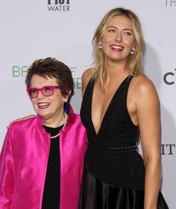 Premiere du film Battle of sexes . 16 September 2017 - Beverly Hills, California - Billie Jean King and Maria Sharapova. Battle Of The Sexes Los Angeles Premiere held at the Regency Village Theatre in Los Angeles. Photo Credit: AdMedia 220708 AdMedia Starface 2017-09-16 CA Los Angeles Etats-Unis  Copyright: xAdMediax STAR_220708_028