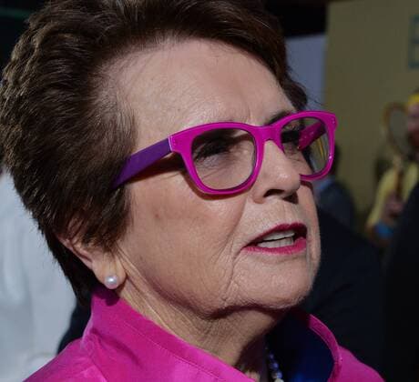 Former tennis player Billie Jean King attends the premiere of the biographical sports comedy Battle of the Sexes at the Regency Village Theatre in the Westwood section of Los Angeles on September 16, 2017. Storyline: The true story of the 1973 tennis match between World number one Billie Jean King and ex-champ and serial hustler Bobby Riggs.  LAP201709164 JIMxRUYMEN