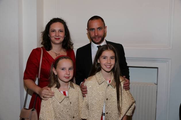 Premiere I at from Austria Vienna Raimundtheater 16 09 2017 Steffen Hofmann with Family