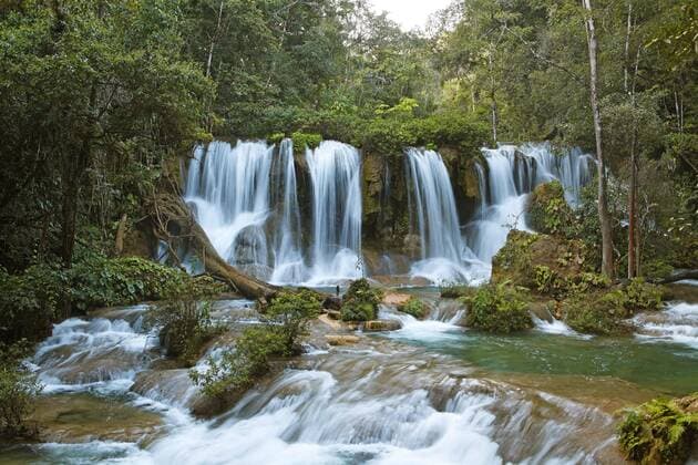 Waterfall Cascada S EK Selva Dona Lacan Federal state Chiapas Mexico Central America Copyright: imageBROKER/MartinaxKatz ibxcxb04551658.jpg