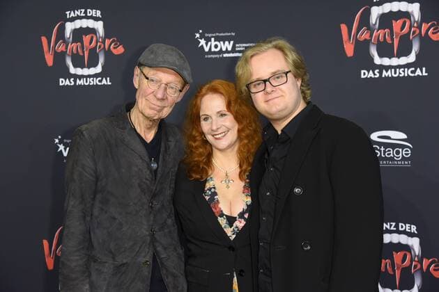 Hans Peter Korff with Wife Christiane Leuchtmann and Son John Korff at the Dance the Vampire Musical premiere in Stage Theatre to the Elbe in Hamburg at 17 09 2017