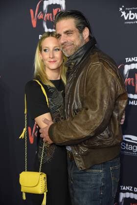 Carsten Spengemann with Girlfriend Julie big at the Dance the Vampire Musical premiere in Stage Theatre to the Elbe in Hamburg at 17 09 2017