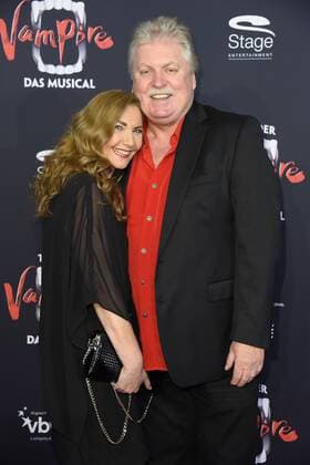 Klaus Baumgart with Wife Ilona Baumgart at the Dance the Vampire Musical premiere in Stage Theatre to the Elbe in Hamburg at 17 09 2017