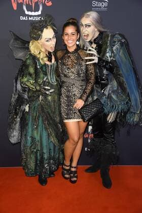 Sarah Lombardi at the Dance the Vampire Musical premiere in Stage Theatre to the Elbe in Hamburg at 17 09 2017