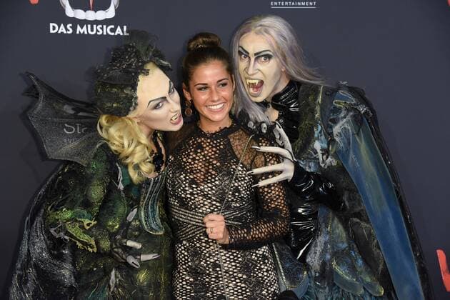 Sarah Lombardi at the Dance the Vampire Musical premiere in Stage Theatre to the Elbe in Hamburg at 17 09 2017