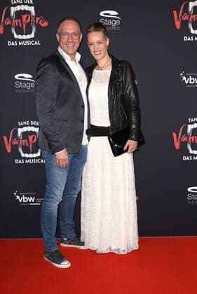 Nik Breidenbach and his Sister Dörthe at the Musical Premiere from Dance the Vampire at 17 09 2017 in Hamburg Dance the Vampire Musical Premiere in Hamburg 2017