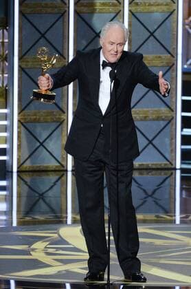 Actor John Lithgow accepts the award for Outstanding Supporting Actor in a Drama Series for The Crown onstage during the 69th annual Primetime Emmy Awards at Microsoft Theater in Los Angeles on September 17, 2017.  LAP201709170115 JIMxRUYMEN