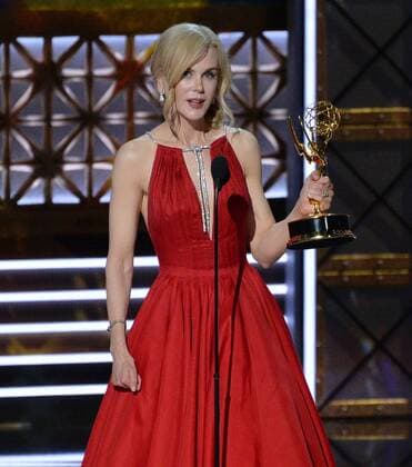 Actor Nicole Kidman accepts the award for Outstanding Lead Actress in a Limited Series or Movie for Big Little Lies onstage during the 69th annual Primetime Emmy Awards at Microsoft Theater in Los Angeles on September 17, 2017.  LAP201709170238 JIMxRUYMEN