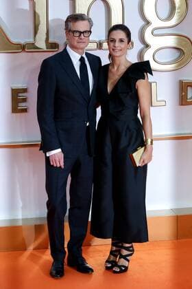 . 18 09 2017. London, United Kingdom. Kingsman: The Golden Circle world premiere. Colin Firth and Livia Giuggioli arriving at the Kingsman: The Golden Circle world premiere in London.  xDinendraxHariax xi-Imagesx IIM-15901-0032