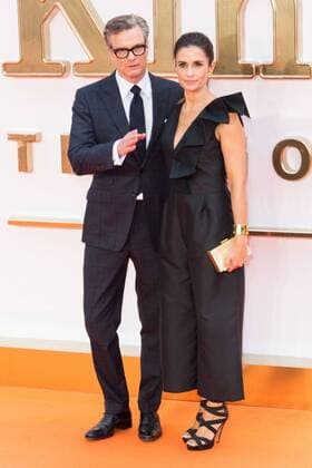 September 18, 2017 - London, London, UK - Colin Firth and Livia Firth attends the KIngsman: The Golden Circle world film premiere London UK  - ZUMAt138 20170918_zap_t138_057 Copyright: xRayxTangx