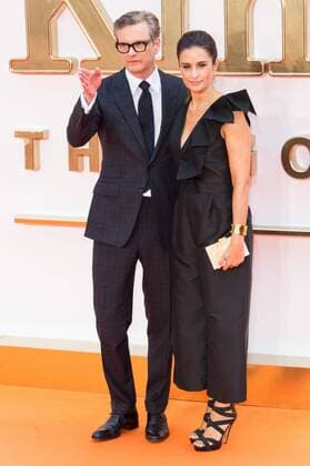 September 18, 2017 - London, London, UK - Colin Firth and Livia Firth attends the KIngsman: The Golden Circle world film premiere London UK  - ZUMAt138 20170918_zap_t138_058 Copyright: xRayxTangx