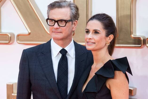 September 18, 2017 - London, London, UK - Colin Firth and Livia Firth attends the KIngsman: The Golden Circle world film premiere London UK  - ZUMAt138 20170918_zap_t138_056 Copyright: xRayxTangx