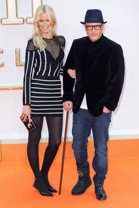 September 18, 2017 - London, London, UK - Claudia Schiffer and and Matthew Vaughn attends the KIngsman: The Golden Circle world film premiere London UK  - ZUMAt138 20170918_zap_t138_085 Copyright: xRayxTangx