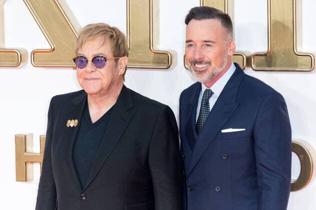 September 18, 2017 - London, London, UK - Elton John and David Furnish attends the KIngsman: The Golden Circle world film premiere London UK  - ZUMAt138 20170918_zap_t138_075 Copyright: xRayxTangx