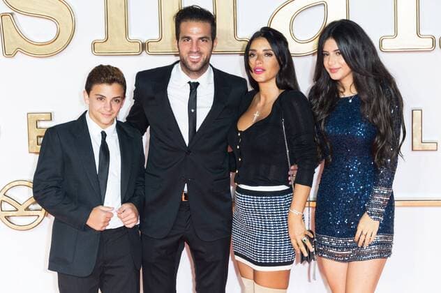 September 18, 2017 - London, London, UK - Cesc Fabregas and Daniella Semaan attends the KIngsman: The Golden Circle world film premiere London UK  - ZUMAt138 20170918_zap_t138_100 Copyright: xRayxTangx