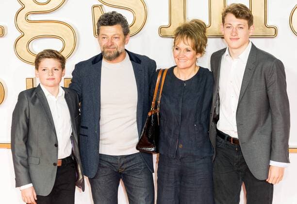 September 18, 2017 - London, London, UK - Andy Serkis and Lorraine Ashbourne attends the KIngsman: The Golden Circle world film premiere London UK  - ZUMAt138 20170918_zap_t138_107 Copyright: xRayxTangx