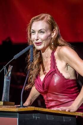 Ute Lemper Honour Award German Musical Theatre Prize 2017 in Winter Garden Berlin in Berlin at 18 09 2017