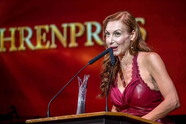 Ute Lemper Honour Award German Musical Theatre Prize 2017 in Winter Garden Berlin in Berlin at 18 09 2017