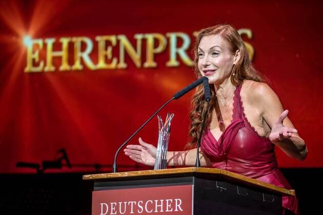 Ute Lemper Honour Award German Musical Theatre Prize 2017 in Winter Garden Berlin in Berlin at 18 09 2017