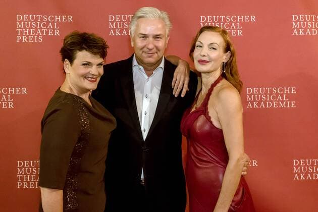 Gayle Tufts Klaus Wowereit Ute Lemper German Musical Theatre Prize 2017 in Winter Garden Berlin in Berlin at 18 09 2017