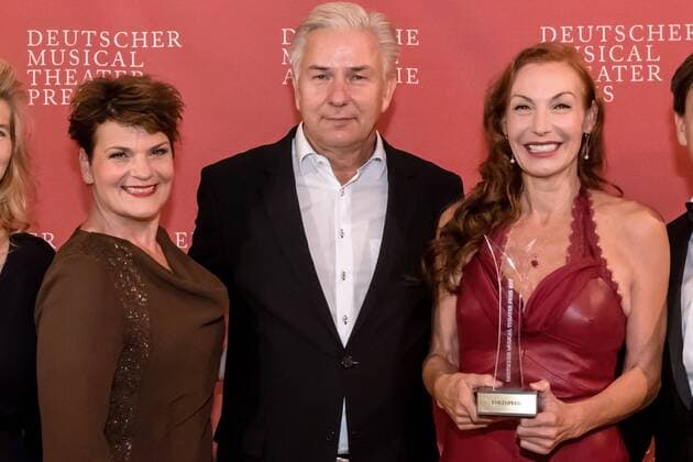 Gayle Tufts Klaus Wowereit Ute Lemper German Musical Theatre Prize 2017 in Winter Garden Berlin in Berlin at 18 09 2017