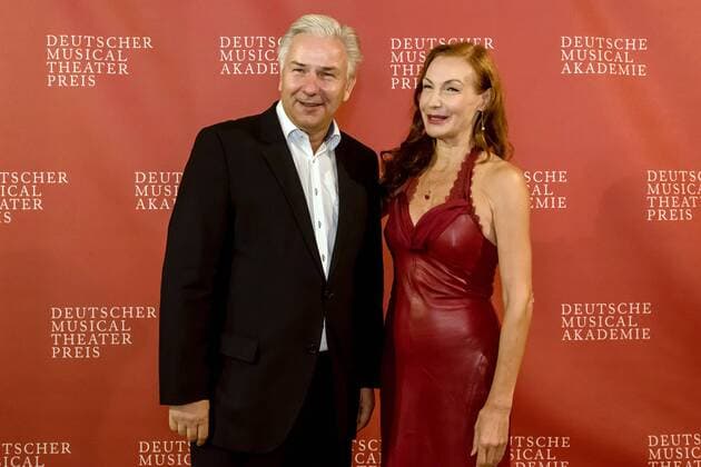 Klaus Wowereit Ute Lemper Musical Theatre Honour Award 2017 German Musical Theatre Prize 2017 in Winter Garden Berlin in Berlin at 18 09 2017