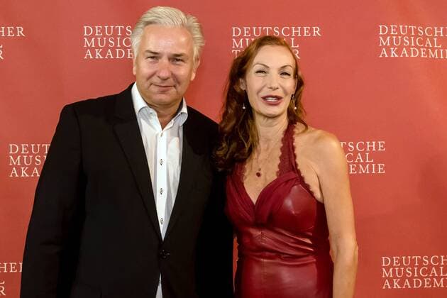 Klaus Wowereit Ute Lemper Musical Theatre Honour Award 2017 German Musical Theatre Prize 2017 in Winter Garden Berlin in Berlin at 18 09 2017